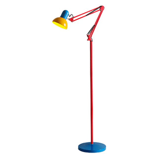 ZOWALA - Modern Colorful Swing Arm Dome Floor Lamp Image - 11
