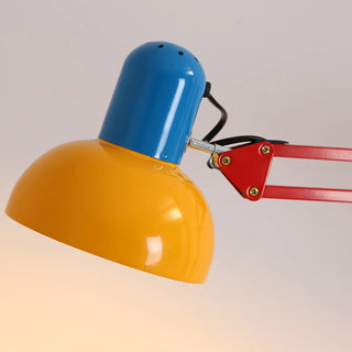 ZOWALA - Modern Colorful Swing Arm Dome Floor Lamp Image - 6