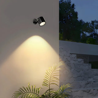 Adjustable Modern Cylinder Exterior LED Wall Sconce Zawala Image - 1