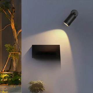 Adjustable Modern Cylinder Exterior LED Wall Sconce Zawala Image - 4