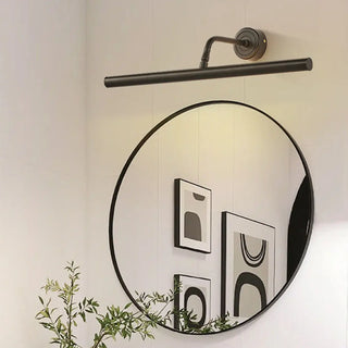 ZOWALA - Adjustable Black Cylinder Metal LED Vanity Lights Image - 1
