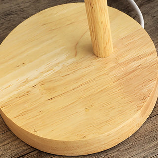 Children's Room Simple Wooden Base Bedroom Table Lamp Zawala Image - 11