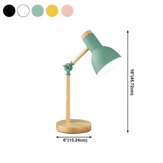 Children's Room Simple Wooden Base Bedroom Table Lamp Zawala #size