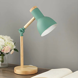 Children's Room Simple Wooden Base Bedroom Table Lamp Zawala Image - 6