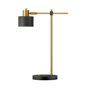 Pink Modern Bedroom Cylinder Metal Shade Table Lamp Zawala Image - 15