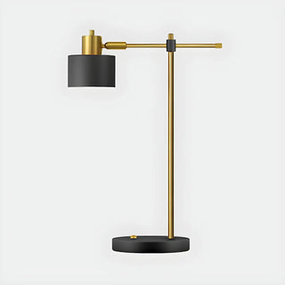 Pink Modern Bedroom Cylinder Metal Shade Table Lamp Zawala Image - 7