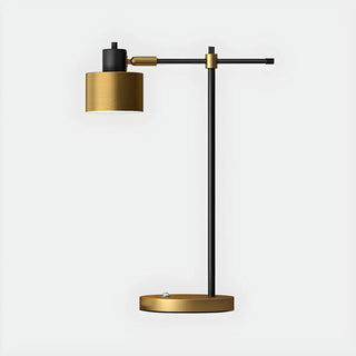 Pink Modern Bedroom Cylinder Metal Shade Table Lamp Zawala Image - 8