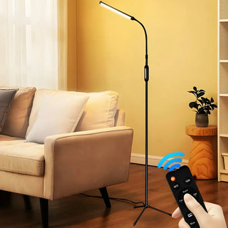 ZOWALA - Music and Reading Adjustable Rectangle LED Floor Lamp Image - 14