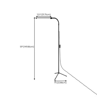 ZOWALA - Music and Reading Adjustable Rectangle LED Floor Lamp Image - 16