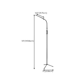 ZOWALA - Music and Reading Adjustable Rectangle LED Floor Lamp Image - 18