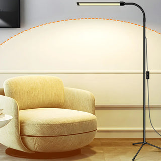 ZOWALA - Music and Reading Adjustable Rectangle LED Floor Lamp Image - 7