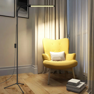 ZOWALA - Music and Reading Adjustable Rectangle LED Floor Lamp Image - 8