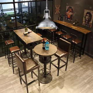 ZOWALA - Industrial Adjustable Chain Metal Bell Pendant Lights Image - 2