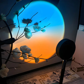 Modern Black Round Bedroom Atmosphere LED Table Lamp Zawala Image - 8