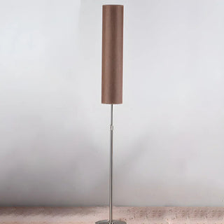 Adjustable Height Red Cylinder Fabric LED Floor Lamp Zawala Image - 17