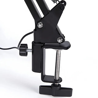 Simple Adjustable Metal Black LED Study Table Lamp Zawala Image - 11