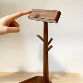 Unique Solid Wood Branch Shape LED Decor Table Lamp Zawala Image - 6