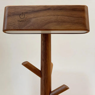 Unique Solid Wood Branch Shape LED Decor Table Lamp Zawala Image - 7