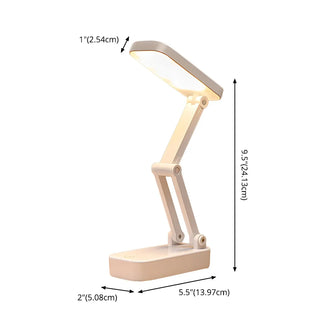 Simple White Dimmable LED Modern Bedroom Table Lamp Zawala #size