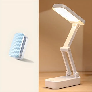 Simple White Dimmable LED Modern Bedroom Table Lamp Zawala Image - 5