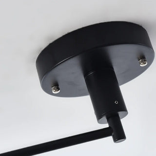 ZOWALA - Contemporary Cone Metal Adjustable Height Wood Pendant Light Image - 12