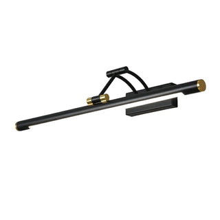 Adjustable Cylinder Black Metal Modern Vanity Light Zawala Image - 12