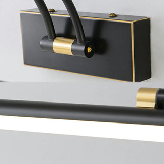 Adjustable Cylinder Black Metal Modern Vanity Light Zawala Image - 13