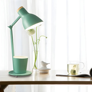 Simple Yellow Metal Adjustable Table Lamp with Pen Holder Zawala Image - 12