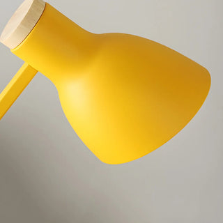 Simple Yellow Metal Adjustable Table Lamp with Pen Holder Zawala Image - 17