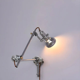 Plug In Electric Dome Aluminium Reading Swing Arm Wall Lamp Zawala Image - 3