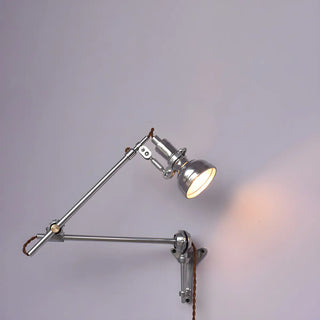 Plug In Electric Dome Aluminium Reading Swing Arm Wall Lamp Zawala Image - 9