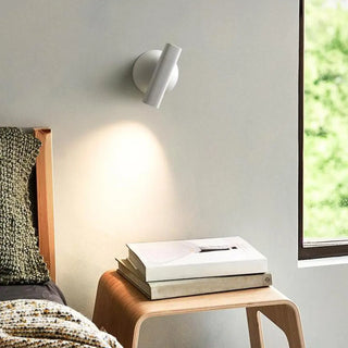 Rechargeable Aluminum Cylinder LED Reading Wall Sconce Zawala Image - 1