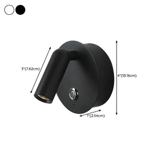 Rechargeable Aluminum Cylinder LED Reading Wall Sconce Zawala Image - 14