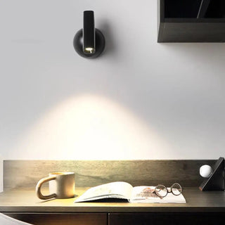 Rechargeable Aluminum Cylinder LED Reading Wall Sconce Zawala Image - 3