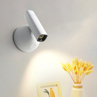 Rechargeable Aluminum Cylinder LED Reading Wall Sconce Zawala Image - 9