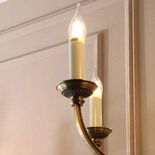ZOWALA - Antique Brass Ambient Candelabra Chandelier Image - 7