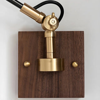 ZOWALA - Nordic Swing Arm Adjustable Metal Antique Brass Wall Sconce Image - 6