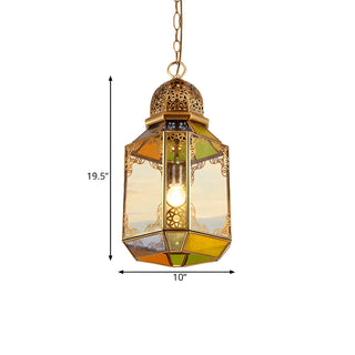 Antique Moroccan Brass Dining Room Lantern Pendant Light Zawala #size