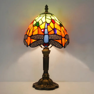 Stylish Tiffany Dome Stained Glass Decor Table Lamp Zawala Image - 13