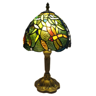 Stylish Tiffany Dome Stained Glass Decor Table Lamp Zawala Image - 21