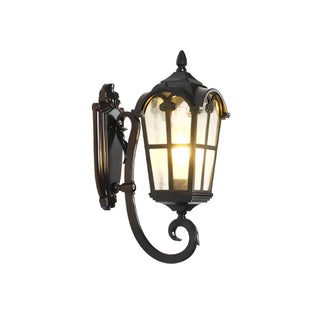 Antique Bronze Outdoor Wall Lantern Sconce Zawala Image - 6