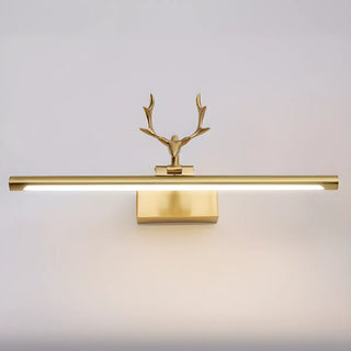ZOWALA - Decorative Antler Design Gold LED Vanity Light Image - 10