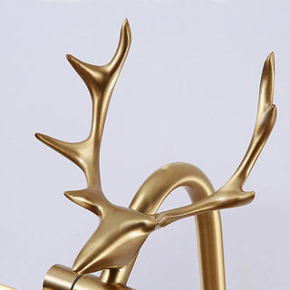 ZOWALA - Decorative Antler Design Gold LED Vanity Light Image - 12