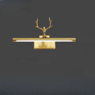 ZOWALA - Decorative Antler Design Gold LED Vanity Light Image - 5