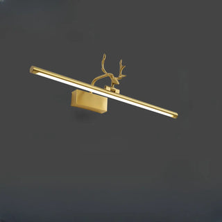 ZOWALA - Decorative Antler Design Gold LED Vanity Light Image - 6