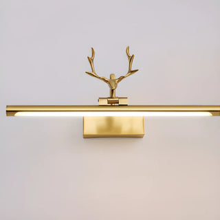 ZOWALA - Decorative Antler Design Gold LED Vanity Light Image - 8