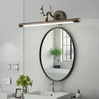 ZOWALA - Antler Design Simple Metal Tubular LED Vanity Light Image - 1