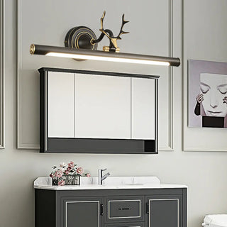 ZOWALA - Antler Design Simple Metal Tubular LED Vanity Light Image - 2