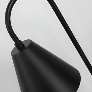 Simple Cone Crystal Shade Wood Base Candle Table Lamp Zawala Image - 19