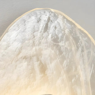 Art Geometric Organic Glass Stone LED Ambient Wall Lamp Zawala Image - 7